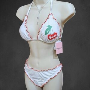 Juicy Couture White Cherry 🍒 Bikini